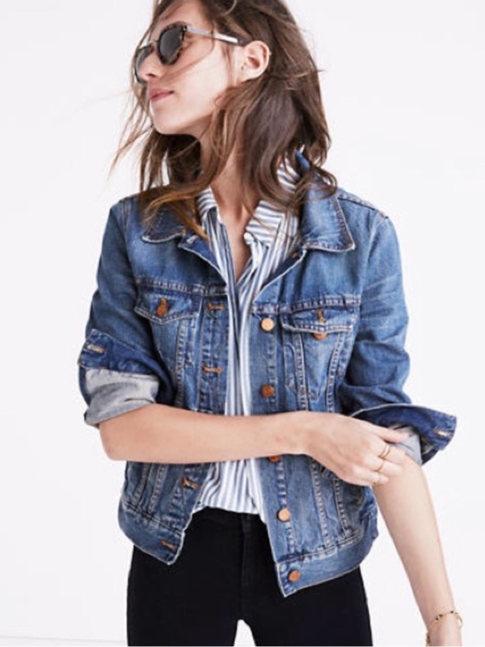 Madewell The Jean Jacket in
Pinter Wash